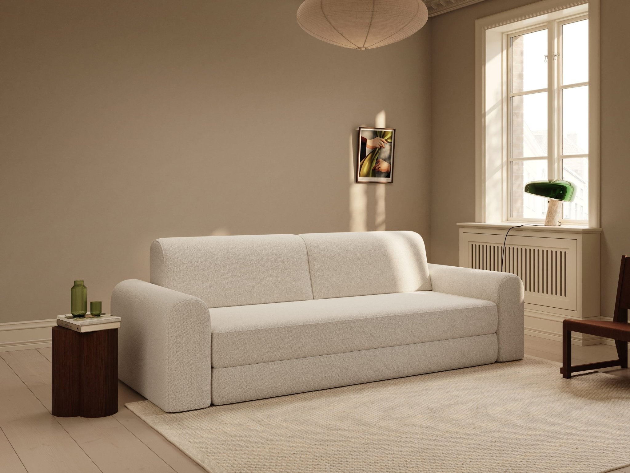 Astra | 200x200 cm | Bouclé off white | 357