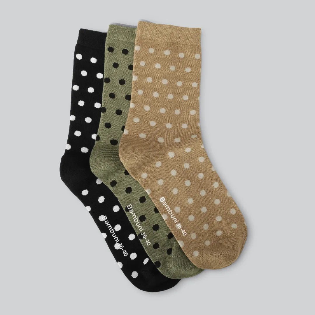 Bambus 3 par strømper til kvinder - Bambuni