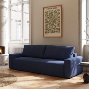 Mara | 145x200 cm | Dyb blå | 414