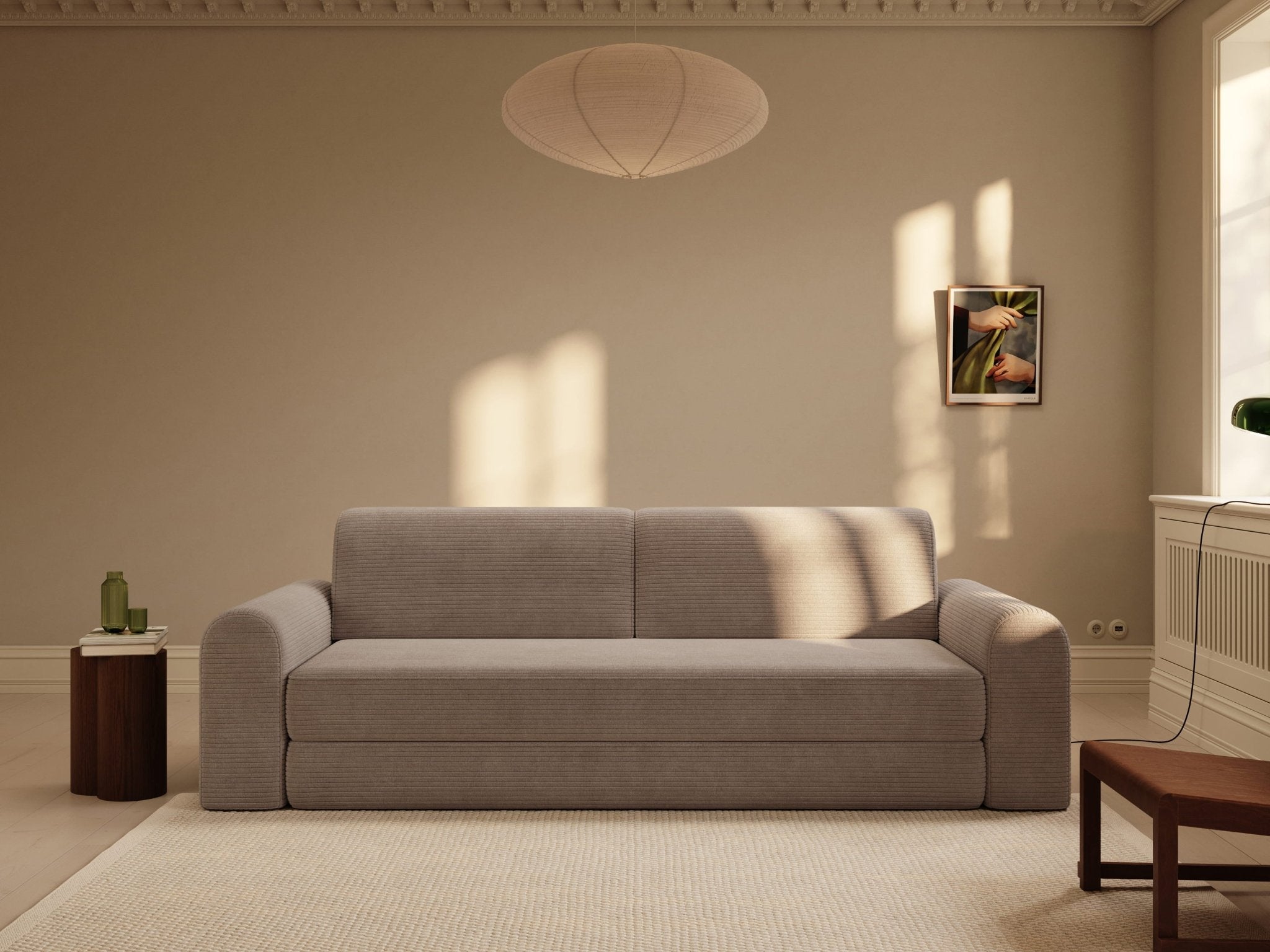 Astra | 200x200 cm | Latte fløjl | 596