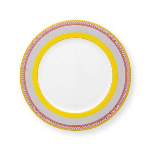 Plate Pip Chique Stripes Yellow 28cm