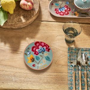 Plate Blooming Tales Fantasy Blue 17cm