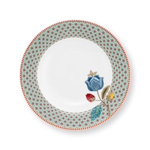 Deep Plate Blooming Tales Blue 21.5cm