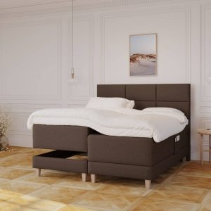 Aura | 180x200 | Mørk brun