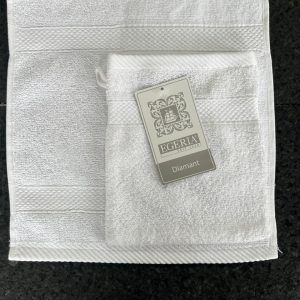 Egeria Diamant Hvid-Vaskehandske 15 x 21 cm