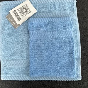 Egeria Diamant Baby Blå-Vaskehandske 15 x 21 cm