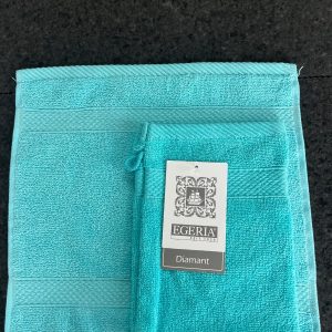 Egeria Diamant  Turquoise-Vaskeklud 30x30