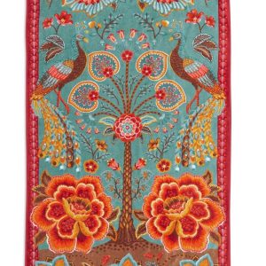 PIP Jungle Garden Towel Blu.Gre 100x180