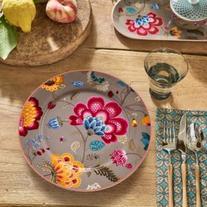 Plate Blooming Tales Fantasy Khaki 32cm