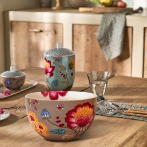 Bowl Blooming Tales Fantasy Khaki 23cm