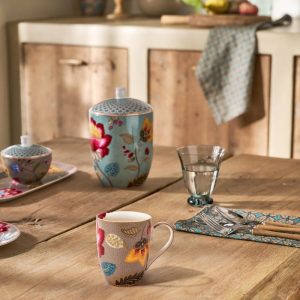 Mug Large Blooming Tales Fantasy Khaki