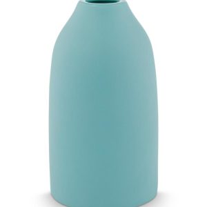 Vase Ceramic Matt Blue 20cm