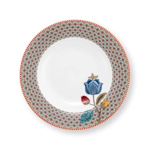 Deep Plate Blooming Tales Khaki 21.5cm