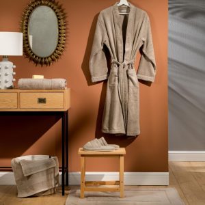 Pure Badekåber Taupe L