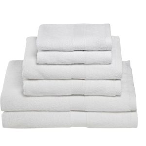 Egeria Diamant Hvid-Badehåndklæde 70 x 140 cm