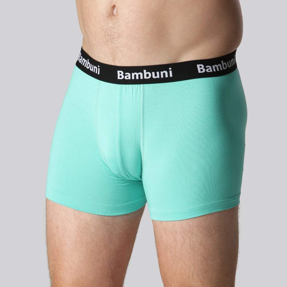 Bambus underbukser i mint til mænd - Bambuni