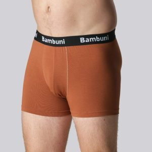 Bambus underbukser i kobber til mænd - Bambuni