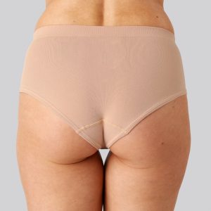 Bambus seamless tai trusse i beige til damer - Bambuni