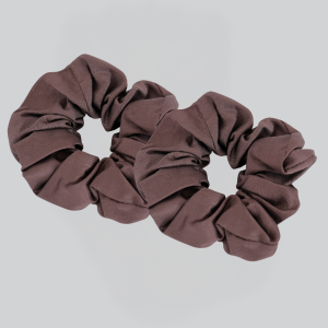 Bambus scrunchies 2-pak i kastanje - Bambuni
