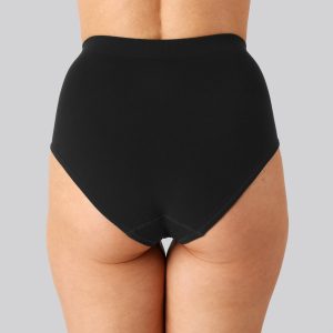 Bambus seamless maxi trusse i sort til damer - Bambuni