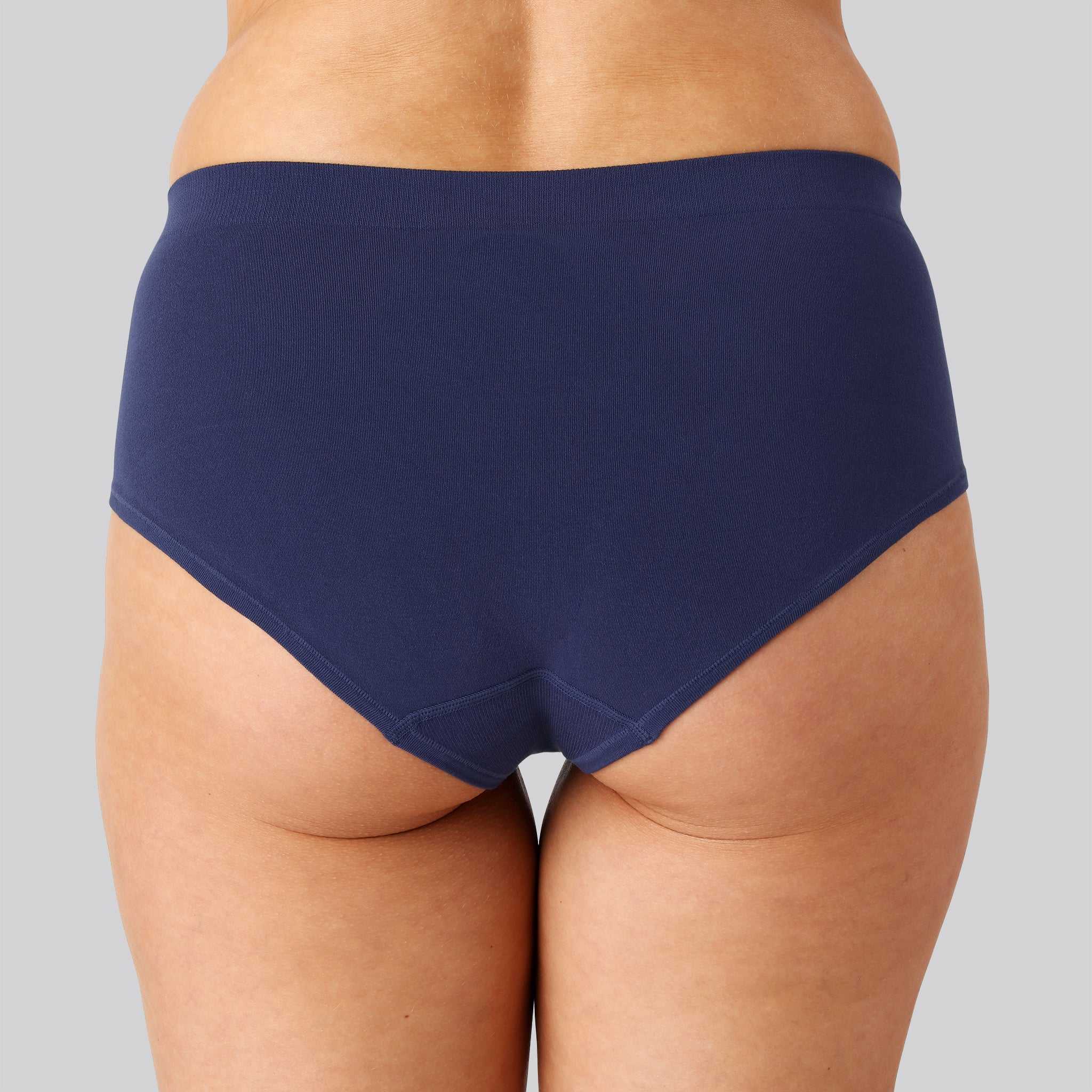 Bambus seamless tai trusse i navy til damer - Bambuni