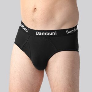 Bambus briefs sort mænd - Bambuni