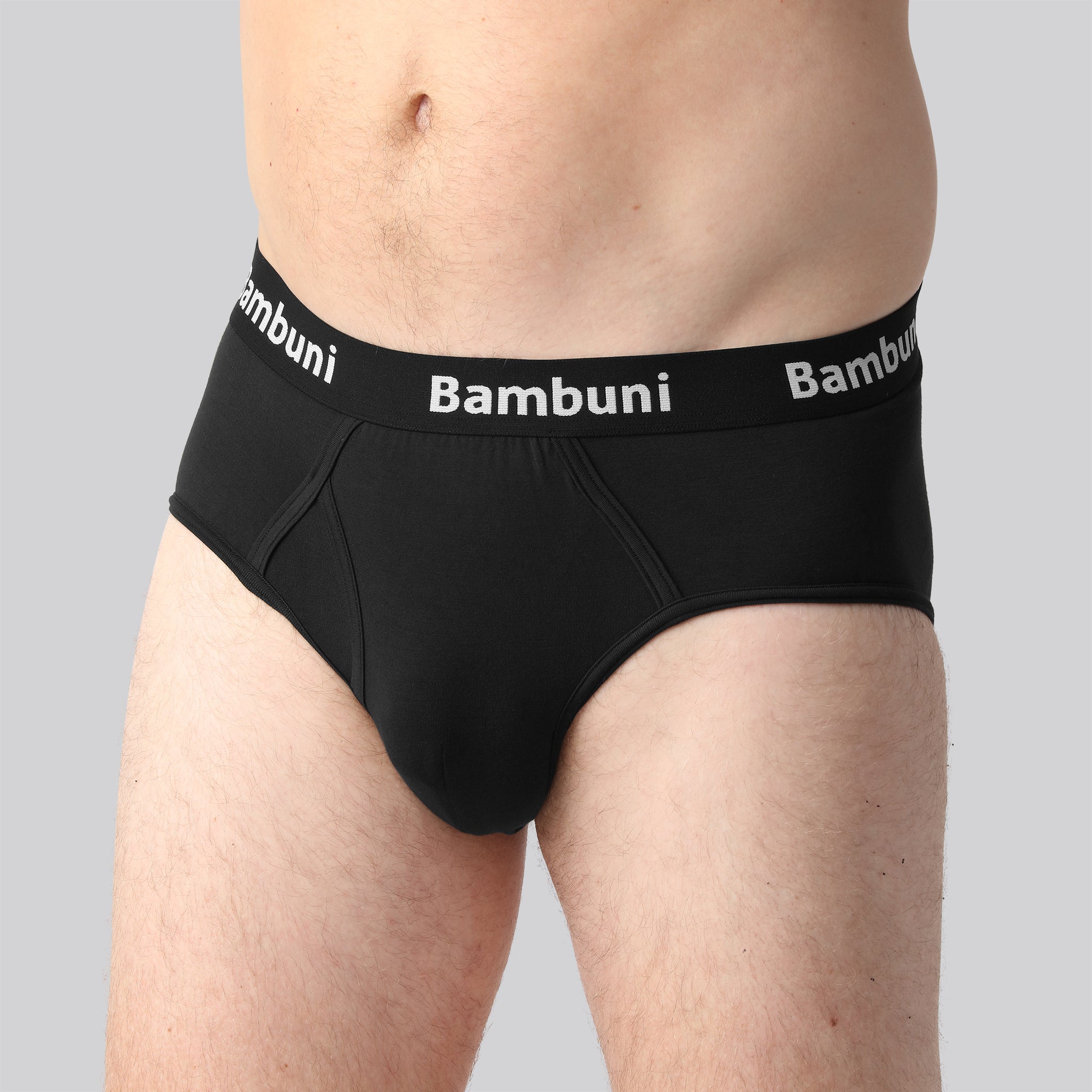 Bambus briefs sort mænd - Bambuni