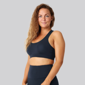Bambus fitness bh navy damer - Bambuni