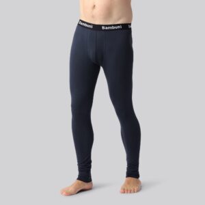 Bambus long johns navy mænd - Bambuni