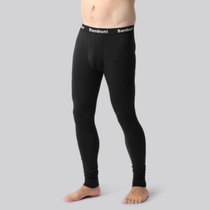 Bambus long johns sort mænd - Bambuni